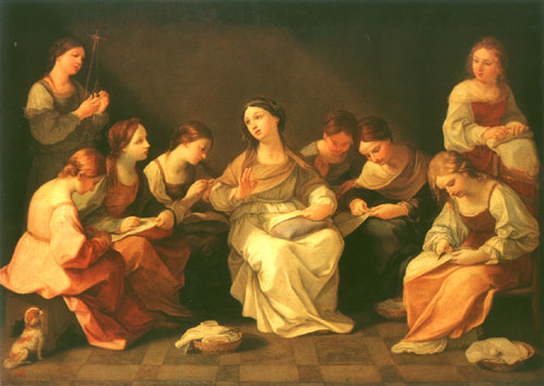 The youth of the virgin Maria de Guido Reni