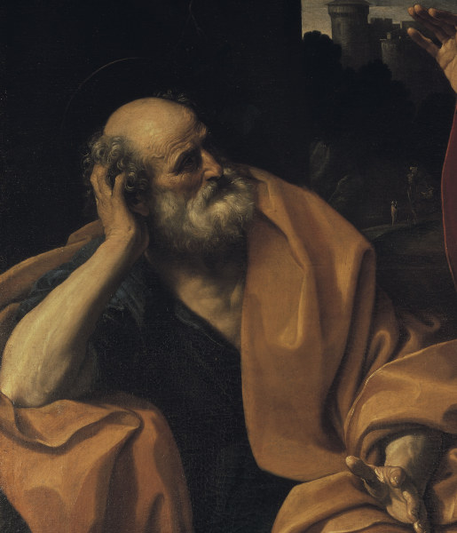 Reni / St.Peter and Paul /Detail/ c.1605 de Guido Reni