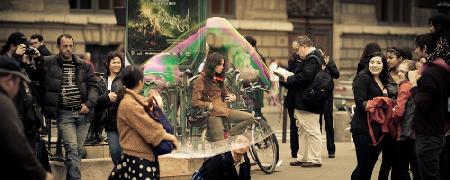 Bubble girl