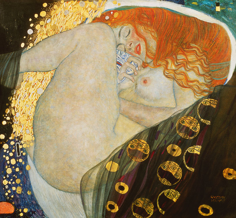 Titulo de la imágen Gustav Klimt - Danae I