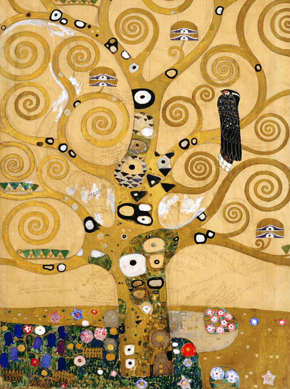 Arbol de la Vida - Panel central (detalle) - Cuadro de Gustav Klimt