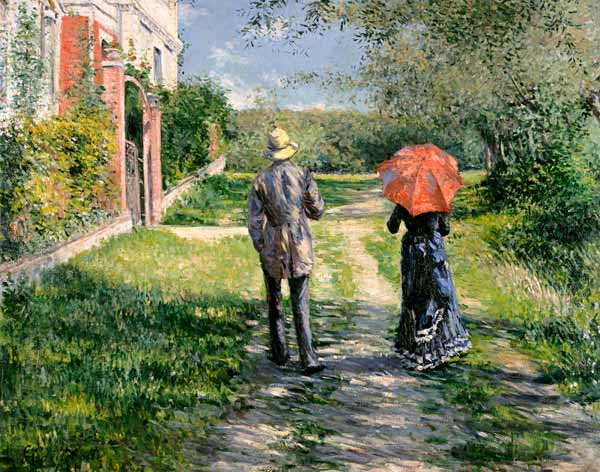 The Path Uphill de Gustave Caillebotte