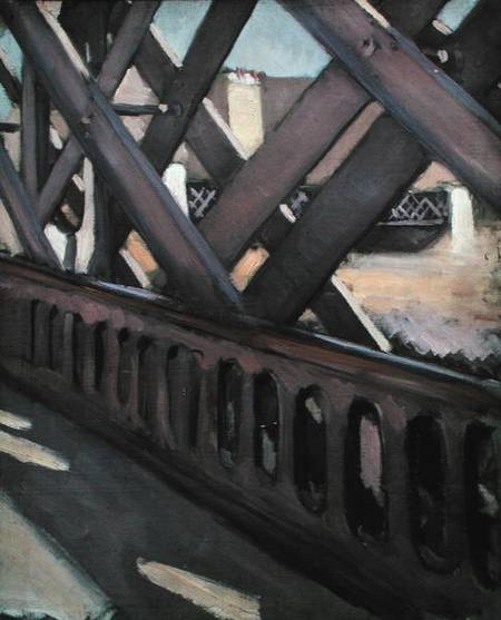 Study of Le Pont de l'Europe de Gustave Caillebotte