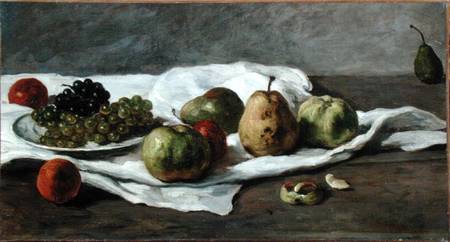 Apples, pears and grapes de Gustave Courbet