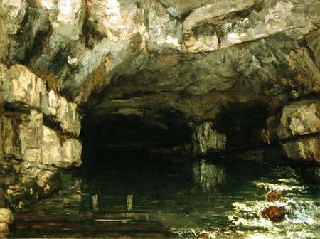 The Grotto of the Loue de Gustave Courbet