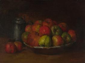 Still Life with Apples and a Pomegranate