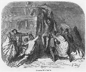 The Bastille omnibus, illustration from ''Le Nouveau Paris'' Emile Gigault de La Bedolliere (1812-83