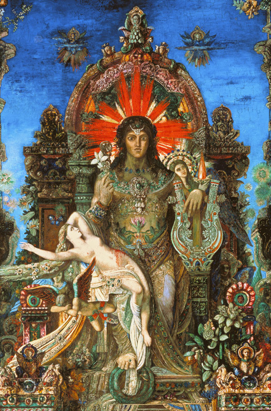 Zeus and Semele de Gustave Moreau