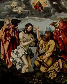 Johannes altar the baptism Christi. de Hans Baldung Grien