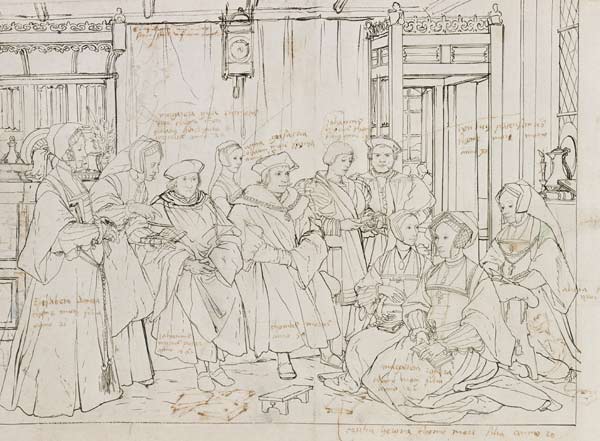 The family Thomas Morus in London de Hans Holbein (el Joven)