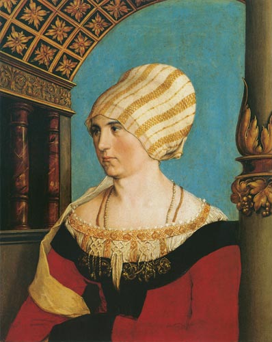 Portrait the Dorothea Kannengiesser de Hans Holbein (el Joven)