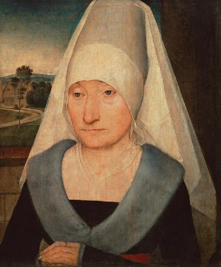 Portrait of an old woman