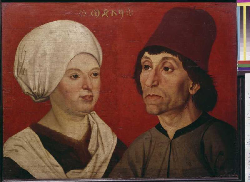 Portrait of a married couple. de Hans Schüchlin