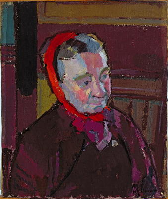 Portrait of Mrs Mounter, 1916-17 (oil on canvas) de Harold Gilman