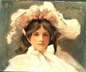 Girl in an Edwardian Bonnet