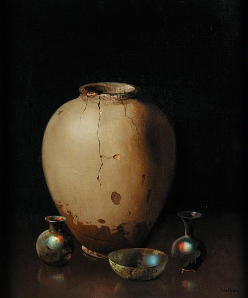 The Jar (oil on canvas)  de Harry Wilson Watrous
