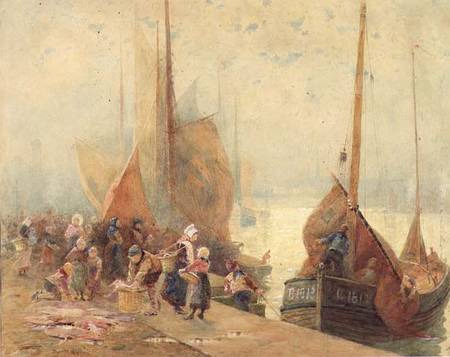 Unloading the Catch de Hector Caffieri