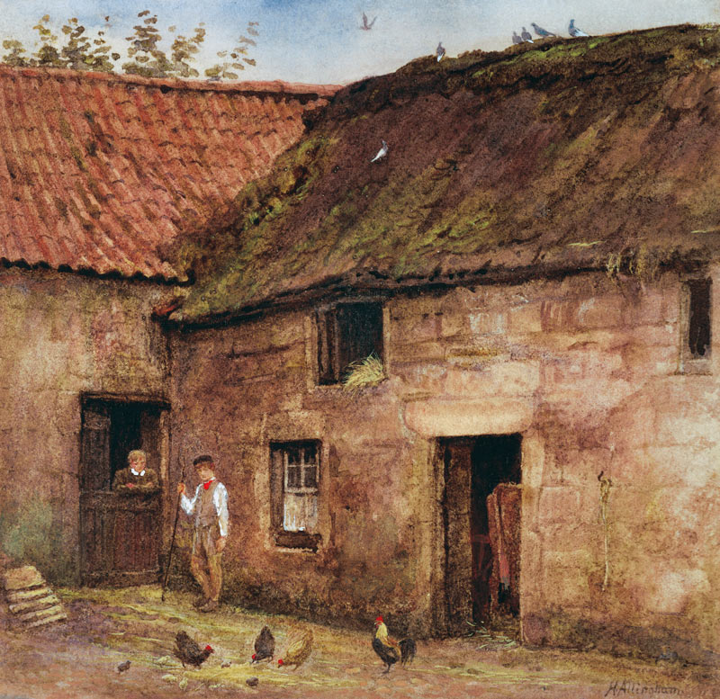 The Farmyard de Helen Allingham