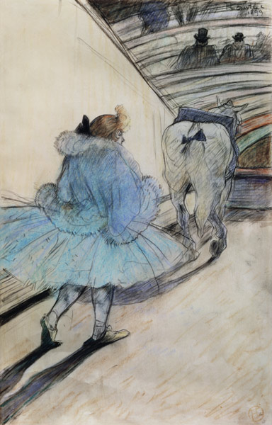 At the Circus, Entering the Ring stel on de Henri de Toulouse-Lautrec