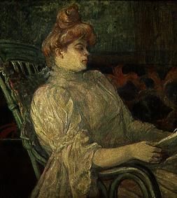 Madam Marthe X. in Bordeaux. de Henri de Toulouse-Lautrec