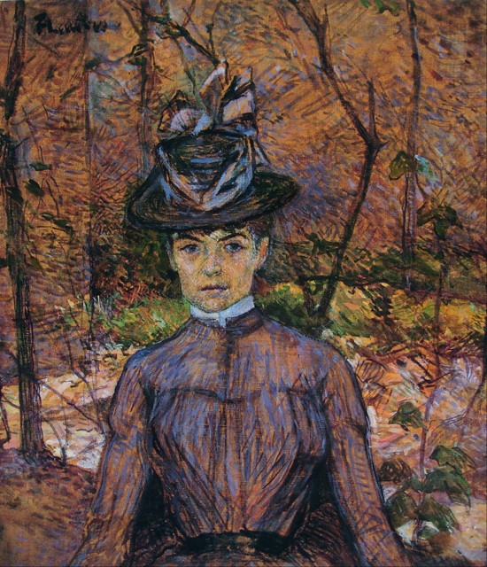Portrait of Suzanne Valadon (1865-1938) de Henri de Toulouse-Lautrec