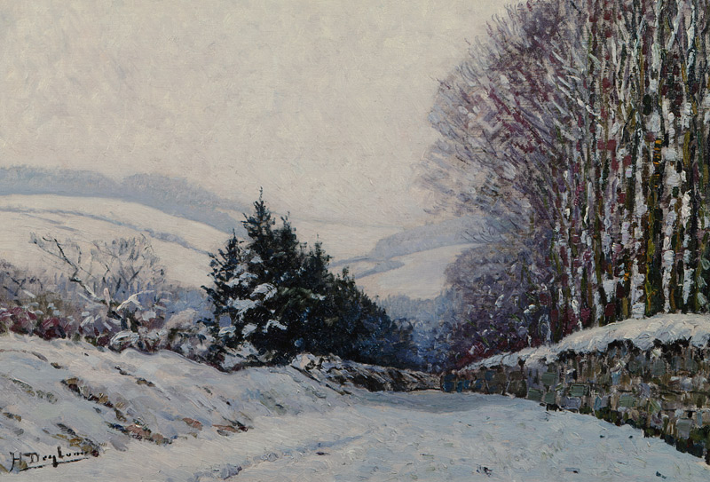 Winter Landscape  de Henri Deglume