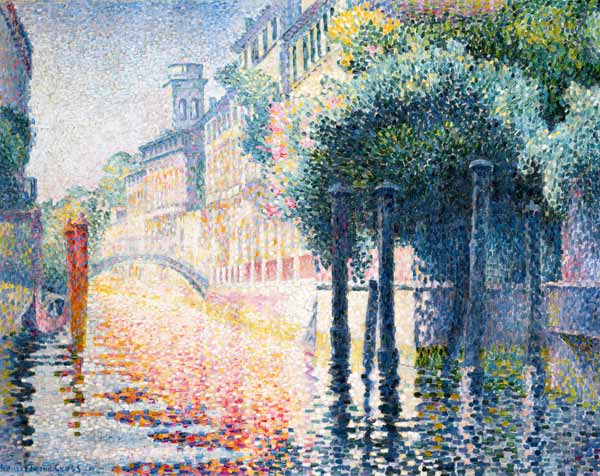 Channel in Venice de Henri-Edmond Cross