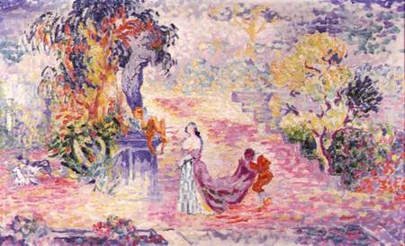 Woman in the Park de Henri-Edmond Cross