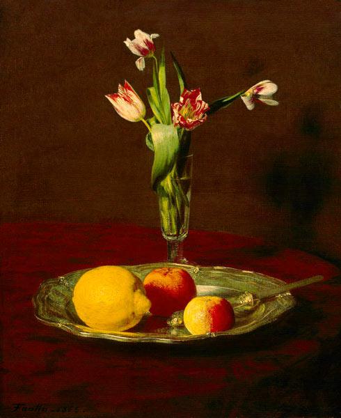 Lemon, Apples and Tulips