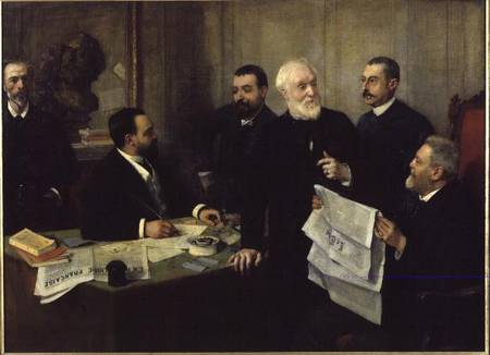 The Board of Directors of 'La Republique Francaise' de Henri Gervex