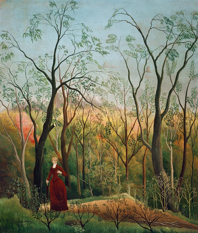 Paseo en la selva de Henri Julien-Félix Rousseau
