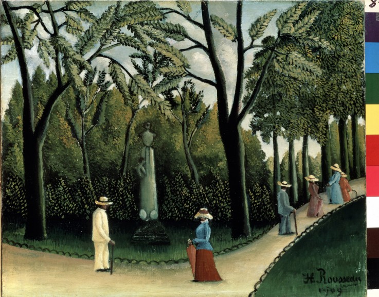 The Luxembourg Gardens, Monument to Shopin de Henri Julien-Félix Rousseau