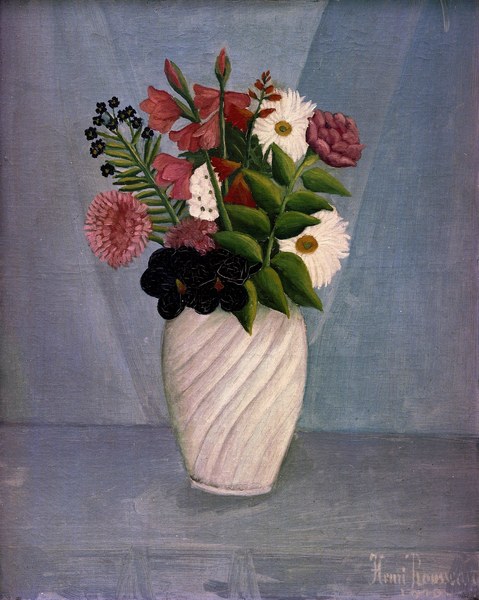 H.Rousseau, Bouquet of Flowers de Henri Julien-Félix Rousseau