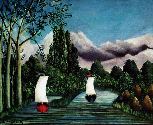 The Banks of the Oise de Henri Julien-Félix Rousseau