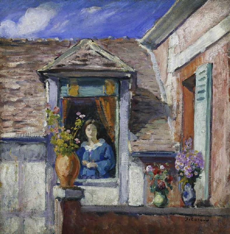 Look from the dormer window de Henri Lebasque