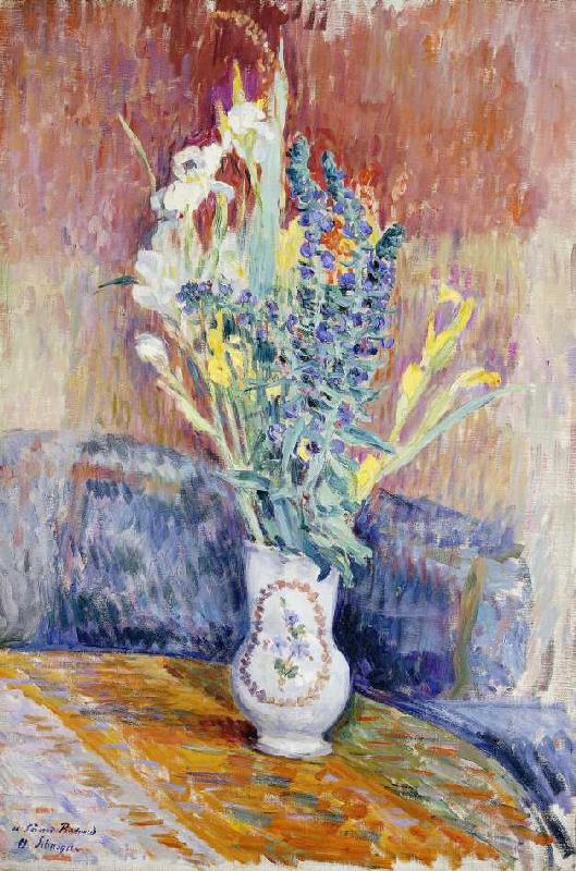 Blumenstrauß in einer Vase. de Henri Lebasque