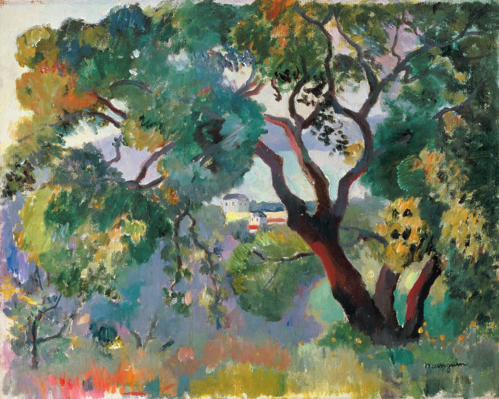 Landscape in Saint-Tropez, 1905 de Henri Manguin