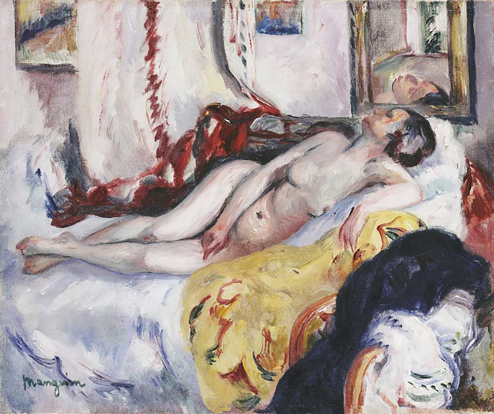 Nude Sleeping; Nu Dormant, 1917 de Henri Manguin