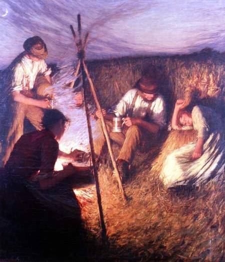 The Harvester's Supper de Henry Herbert La Thangue