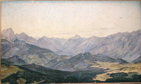 Mountain Valley in Oberbayern de Hermann Kauffmann
