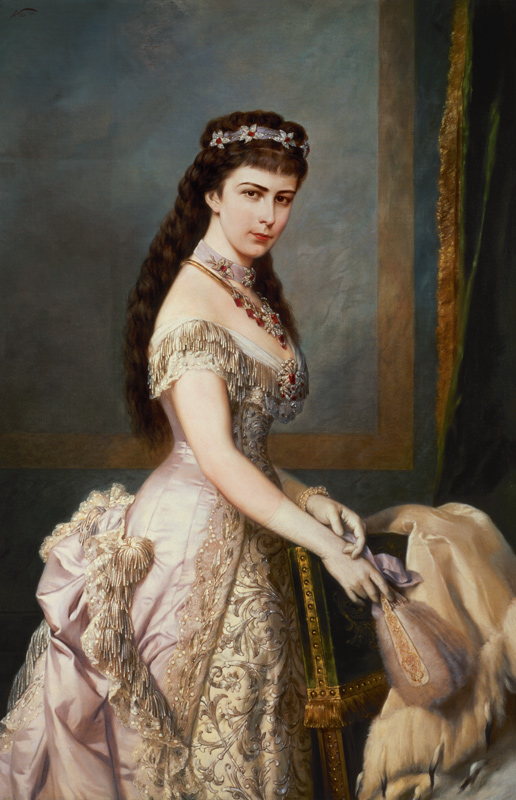 Elizabeth of Bavaria (1837-98), wife of Franz Joseph I of Austria (1830-1916), 1882 de Hermann Nigg