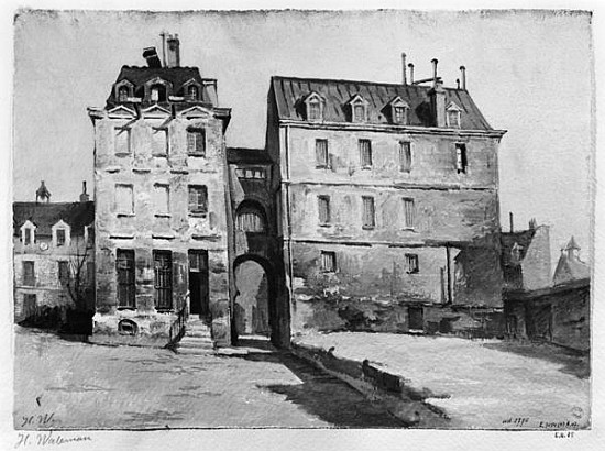 View of the Maternite Port-Royal, the entrance vault de Herminie Waterneau