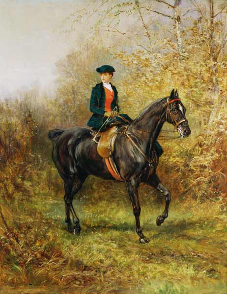 The Morning Ride de Heywood Hardy