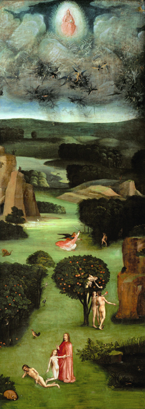 Last Judgement (left panel) triptych de Jerónimo Bosch o El Bosco