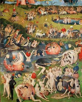 The Garden of Earthly Delights: Allegory of Luxury, detail of the central panel