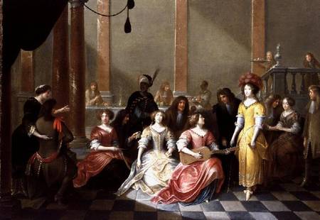 An Elegant Company at Music Before a Banquet de Hieronymus Janssens