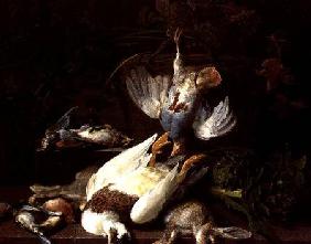 A Still Life of Dead Birds and a Rabbit