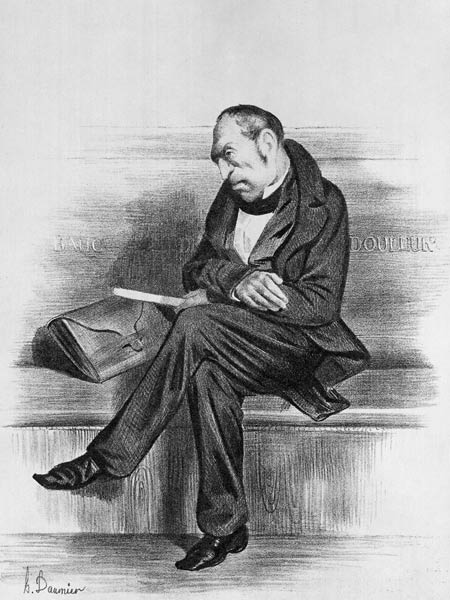 Caricature of Francois Guizot (1787-1874), from ''La Caricature'' de Honoré Daumier