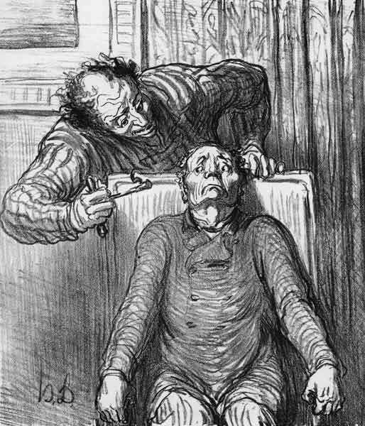 Dentistry / Voyons.. / Daumier de Honoré Daumier