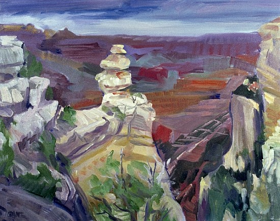 Famous Rock, Grand Canyon, 2000 (oil on canvas)  de Howard  Ganz